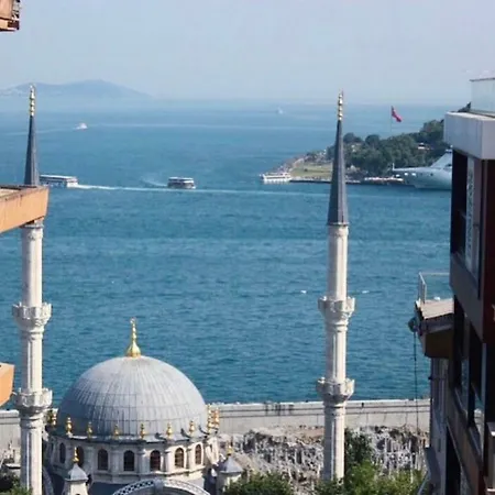 Zentrale Ferienwohnung Mit Meeresblick Nahe Taksim Und Galataturm 公寓 伊斯坦布尔