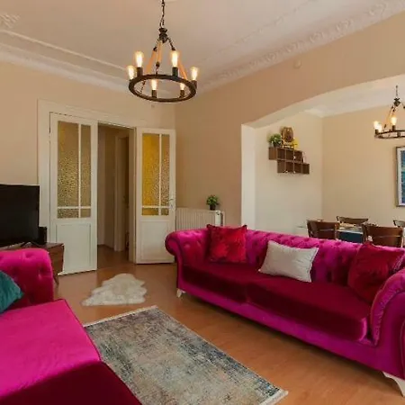 Zentrale Ferienwohnung Mit Meeresblick Nahe Taksim Und Galataturm 公寓
