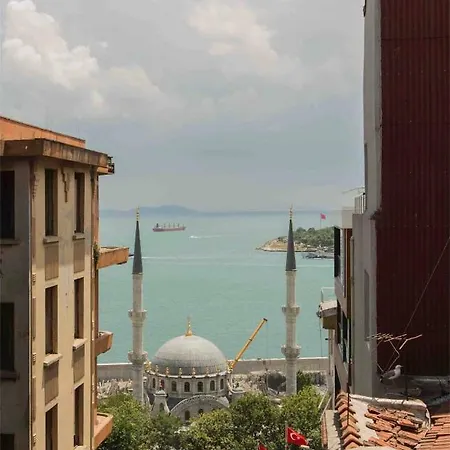 公寓 Zentrale Ferienwohnung Mit Meeresblick Nahe Taksim Und Galataturm *
