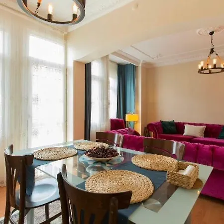 Zentrale Ferienwohnung Mit Meeresblick Nahe Taksim Und Galataturm 伊斯坦布尔