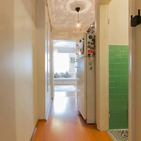 Zentrale Ferienwohnung Mit Meeresblick Nahe Taksim Und Galataturm 公寓 伊斯坦布尔